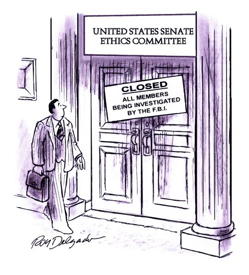 United States Senate Ethics Committee - All members being investigated.
