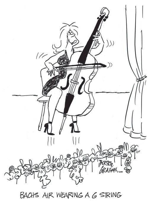 Bach's Air wearing a G String.