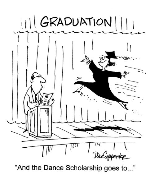 'And the Dance Scholarship goes to...'