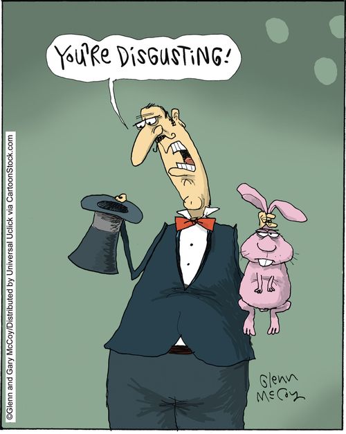'You're disgusting!'