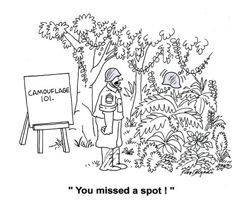 'You missed a spot!'