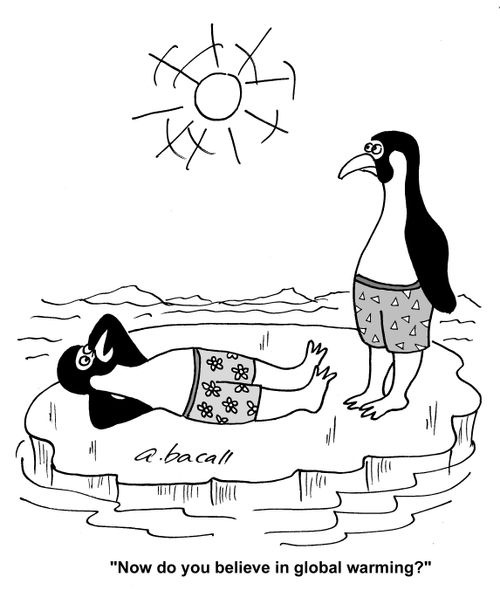 'Now do you believe in global warming?'