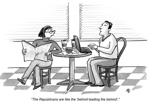 'The Republicans are like the 'behind leading the behind'.'
