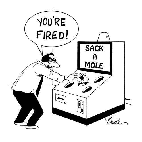Sack A Mole: 'You're fired!'