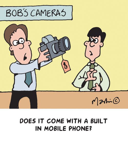 'Does it come with a built in mobile phone?'