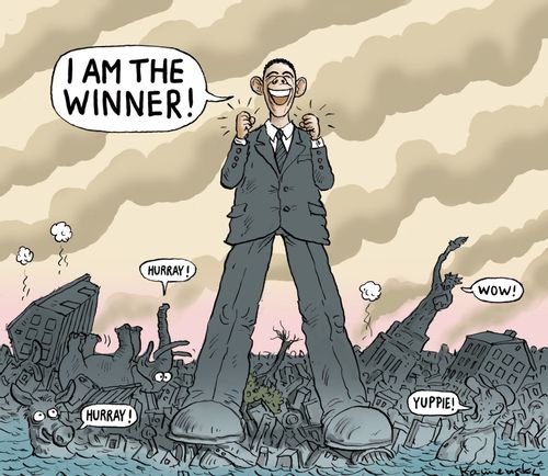 'I am the winner!'