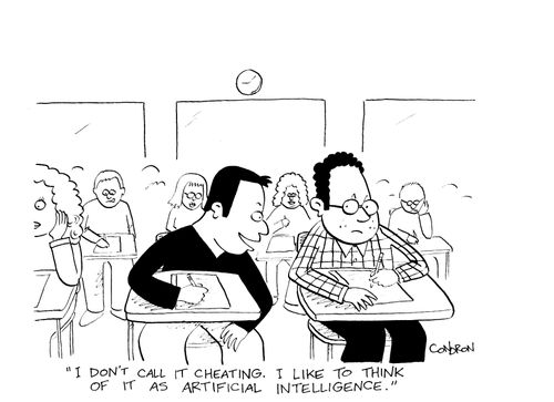 'I don't call it cheating. I like to think of it as artificial intelligence.'