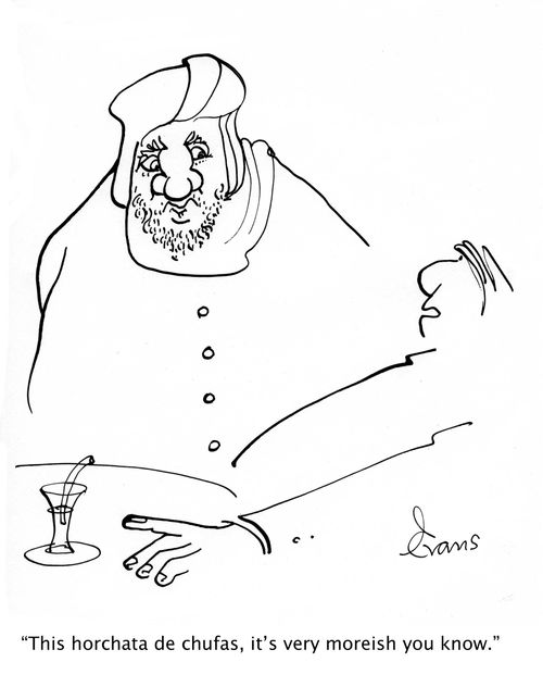 'This horchata de chufas, it's very moreish you know.'