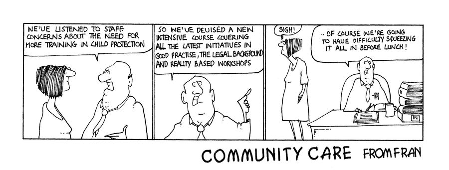 STRIP *Community Care * Squeezing it all in before lunch