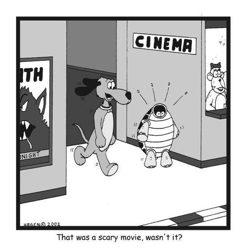 That was a scary movie, wasn't it?