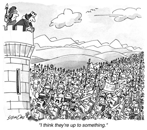 'I think they're up to something.'