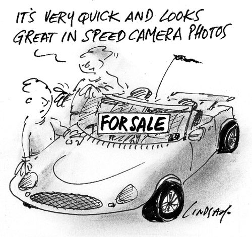 It's very quick and looks great in speed camera photos.
