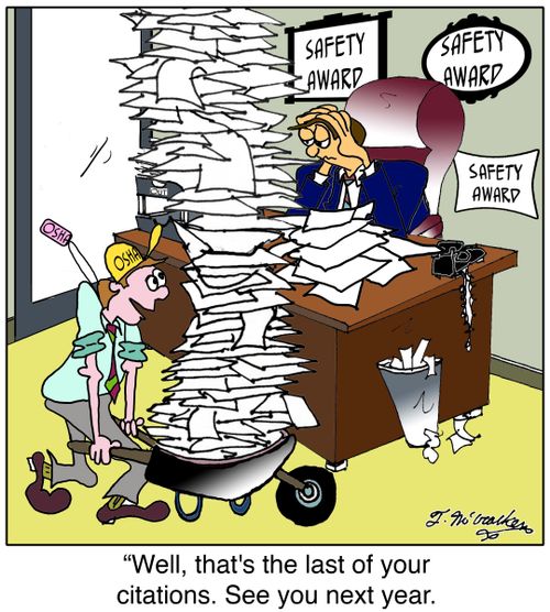 'Well, that's the last of your citations. See you next year.'