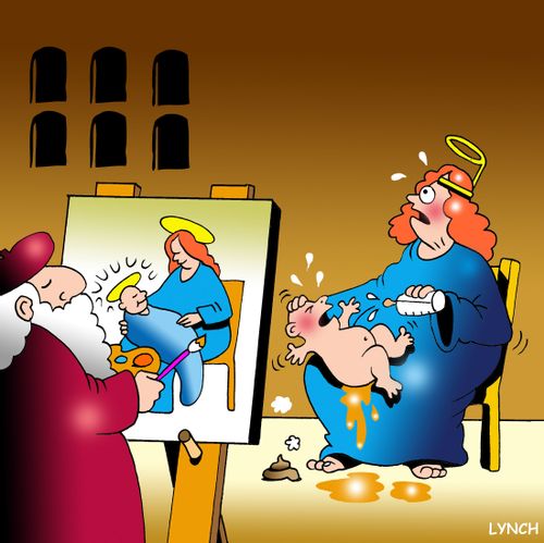 Madonna and child - artistic interpretation.