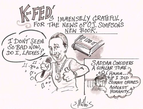 K-Fed's immensely grateful for O.J. Simpson's new book.