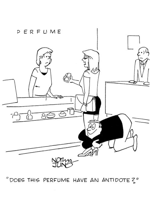 'Does this perfume have an antidote?'