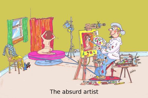 The absurd artist