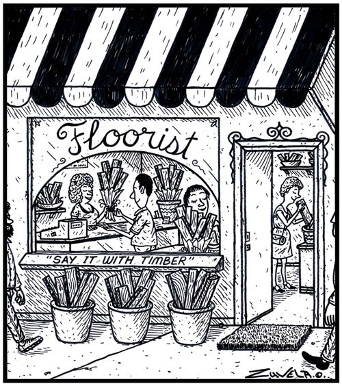 Floorist: 'Say it with Timber' 