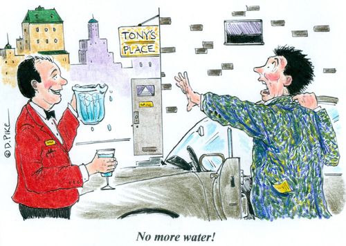 'No more water!'
