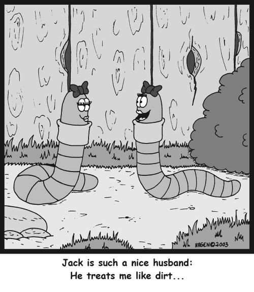 'Jack is such a nice husband: He treats me like dirt...'