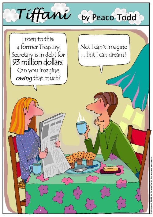 "No I can't imagine, but I can dream!"