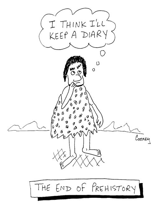 "I think I'll keep a diary..."