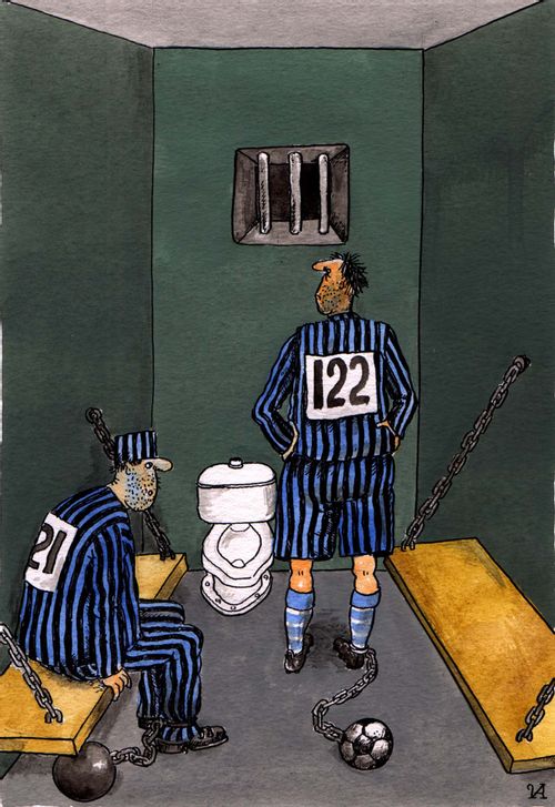 Football in prison.