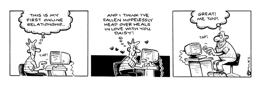 Nethead strip: Internet relationships