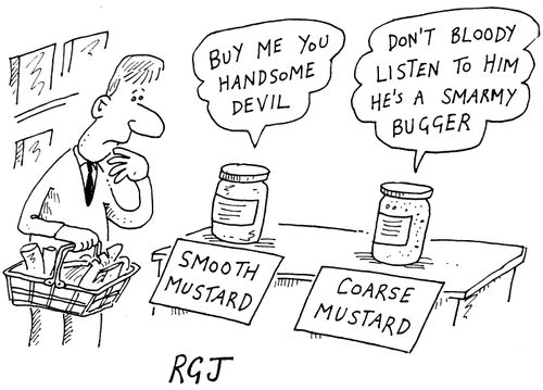 'Smooth Mustard' and 'Coarse mustard'