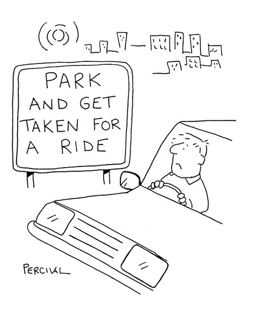 'Park and get taken for a ride'