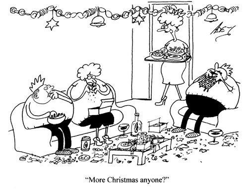 'More Christmas anyone?'