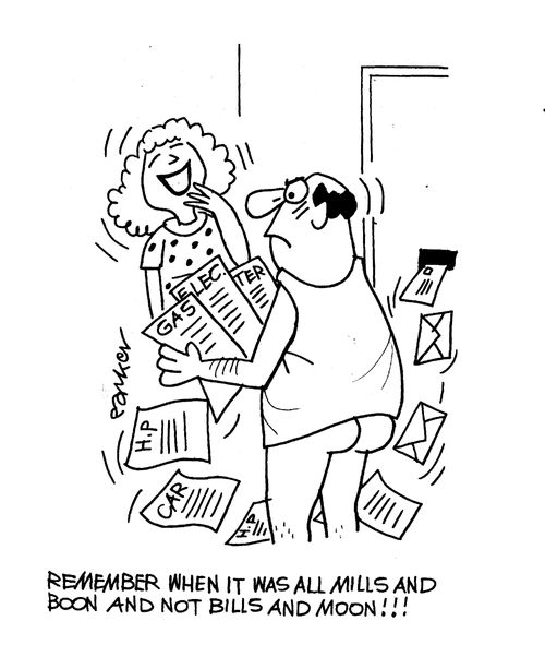 'Remember when it was all Mills and Boon and not Bills and Moon!'