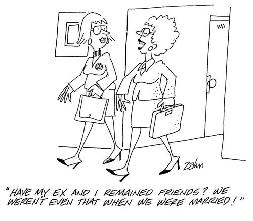 'Have my ex and I remained friends? We weren't even that when we were married!'
