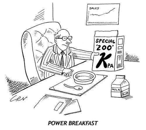 Power breakfast.