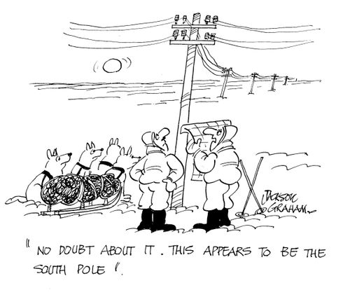 "No doubt about it, this appears to be the South Pole!"