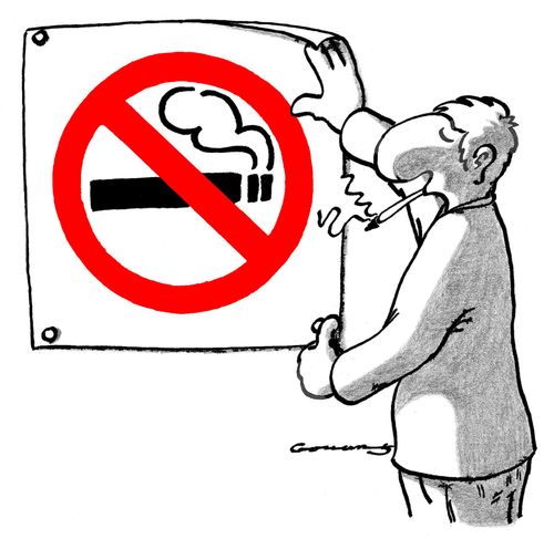 No smoking.