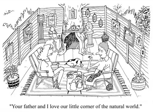 'Your father and I love our little corner of the natural world.'