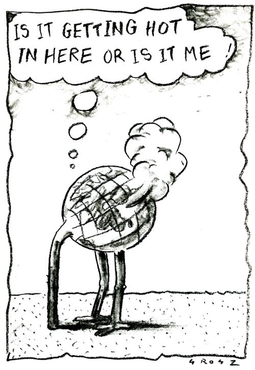 'Is it getting hot in here or is it me!'