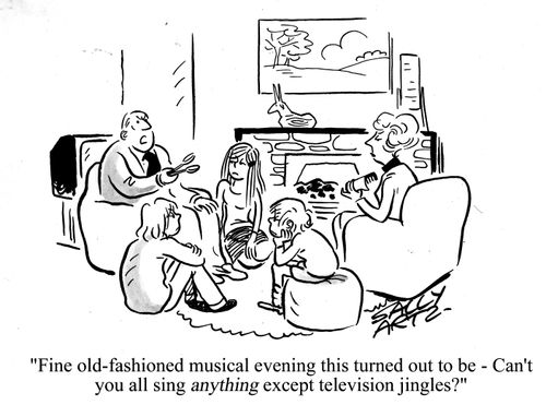 'Fine old-fashioned musical evening this turned out to be - Can't you all sing anything except television jungles?'