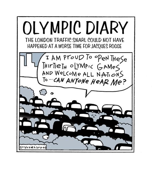 Olympic Diary: The London traffic snarl could not have happened at a worse time.