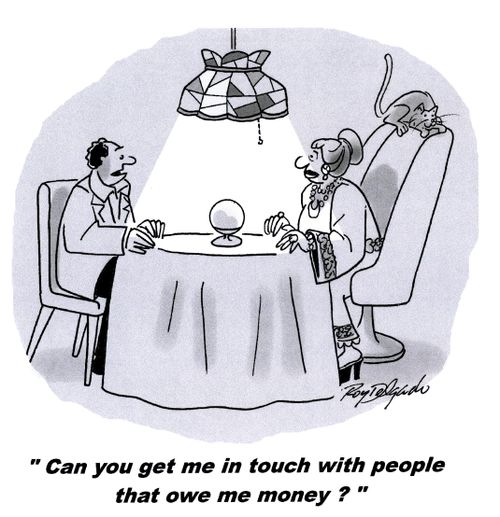 'Can you get me in touch with people that own me money?'