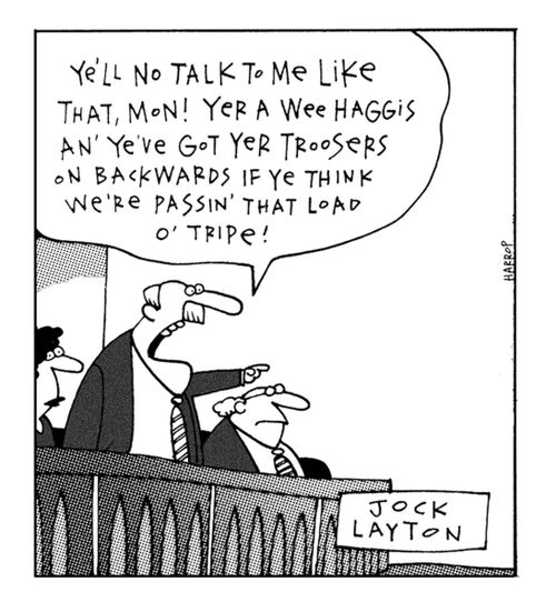 Jock Layton MP.