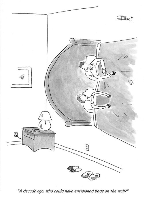 'A decade ago, who could have envisioned beds on the wall?'