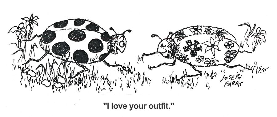 'I love your outfit.'