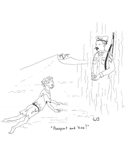 'Passport and Visa?'