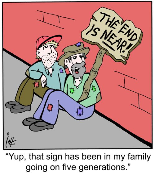 'Yup, that sign has been in my family going on five generations.'