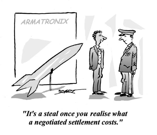 'It's a steal once you realise what a negotiated settlement costs.'