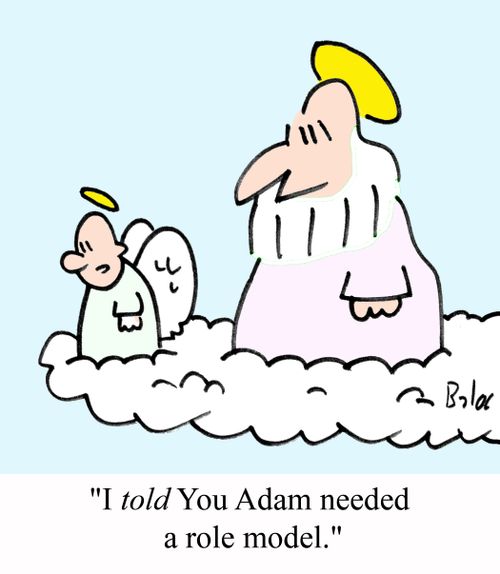 'I TOLD you Adam needed a role model.'
