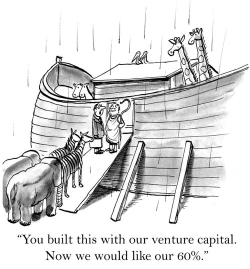 'You built this with our venture capital. Now we would like our 60%.'