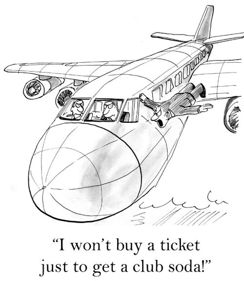 'I won't buy a ticket just to get a club soda.'